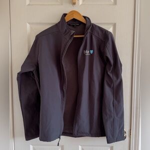 Port Authority Charcoal Jacket with Blue Shield Logo